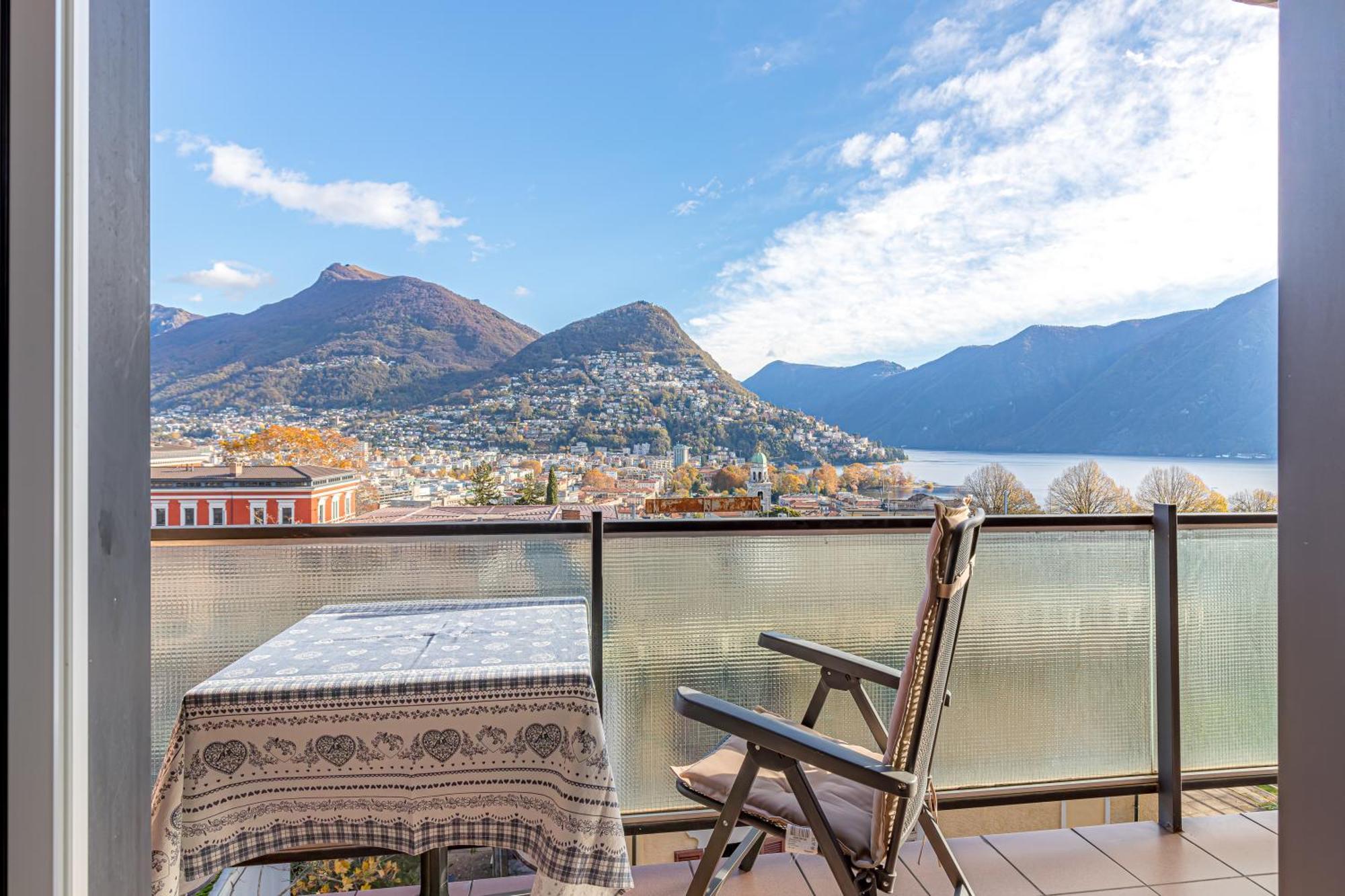 Апартаменты Imperial Of Lugano 4 With A Lake View Behind The Station And 10 Min From The Lake Экстерьер фото